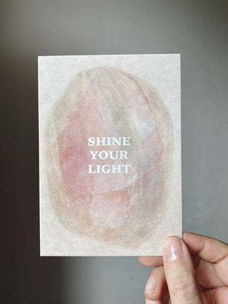 SHINE YOUR LIGHT - KARTE - 10 STÜCK