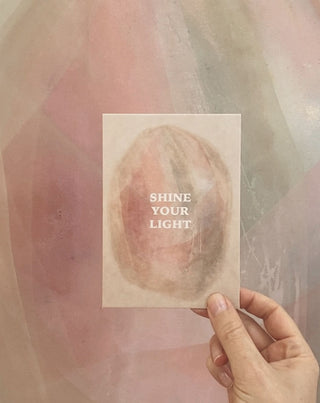 SHINE YOUR LIGHT - KARTE - 10 STÜCK