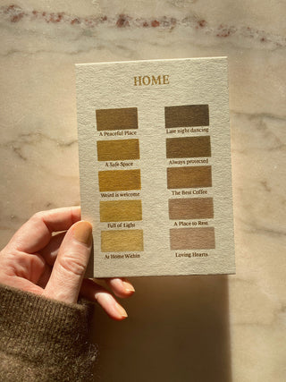 THE COLORS OF OUR HOME - KARTE - 10 STÜCK