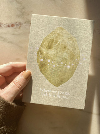 WHEREVER YOU GO, LUCK IS WITH YOU - KARTE - 10 STÜCK
