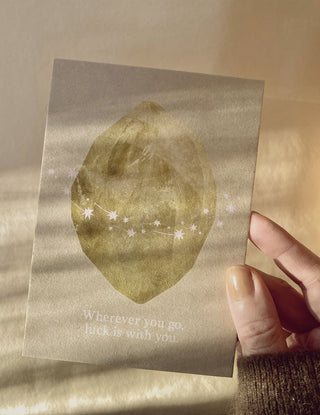 WHEREVER YOU GO, LUCK IS WITH YOU - KARTE - 10 STÜCK