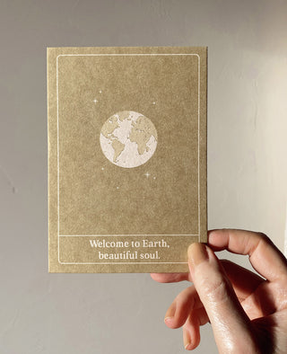 WELCOME TO EARTH, BEAUTIFUL SOUL - KARTE - 10 STÜCK