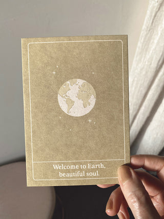 WELCOME TO EARTH, BEAUTIFUL SOUL - KARTE - 10 STÜCK