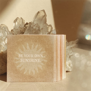 BE YOUR OWN SUNSHINE - MINIKARTE - 10 STÜCK