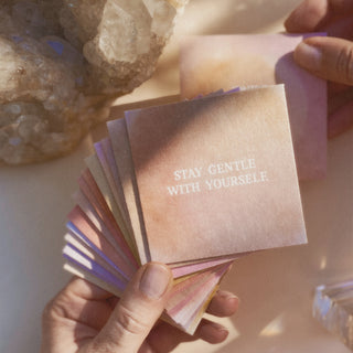 STAY GENTLE WITH YOURSELF - MINIKARTE - 10 STÜCK