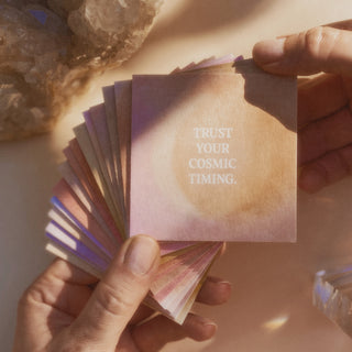TRUST YOUR COSMIC TIMING - MINIKARTE - 10 STÜCK