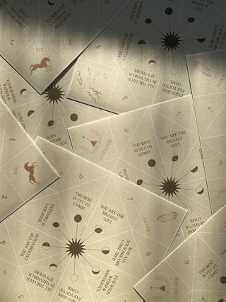 FORTUNE TELLER  - HAPPY BIRTHDAY -  "SCHNIPP-SCHNAPP" BASTELBOGEN - 10 STÜCK